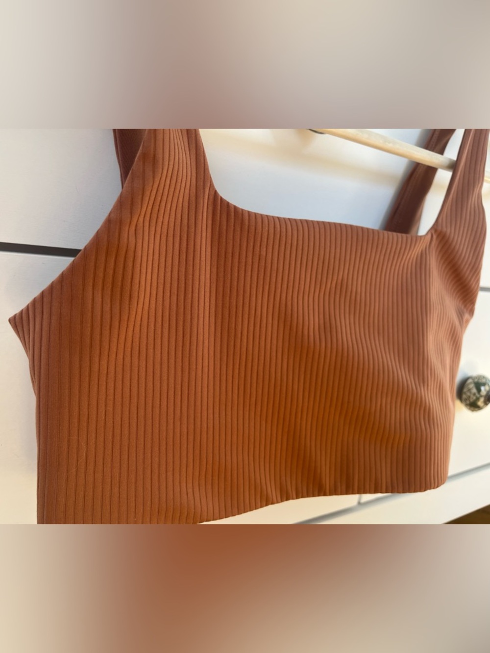 *rare* ribbed Tommy bra - girlfriend collective